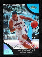 2007-08 Topps Finest Blue Refractor 187/199 Joe Johnson #17 s5q