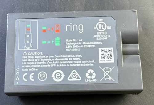 Genuine Rechargeable Battery Pack For Ring Video Doorbell 2 3 4 Quick D1.2