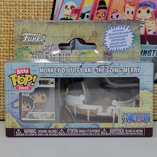 FUNKO BITTY POP MINI RIDES ONE PIECE MONKEY D. LUFFY AND THE GOING MERRY AMINE