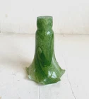 Vintage Tulip Lily Lamp Shade Green Swirl Victorian Art Nouveau Tiffany Style B