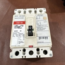 Eaton Cutler Hammer EHD3030 30A Circuit Breaker EHD 14K 3P 480V 30 Amp 3 Pole
