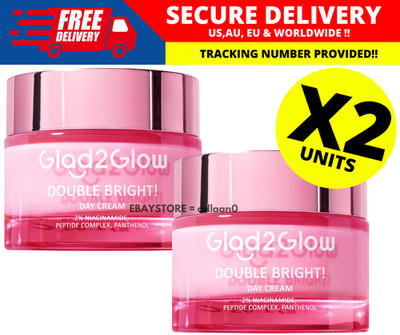 Glad2Glow Double Bright Day Cream Tone Up Cream 30 g (  X 2 )
