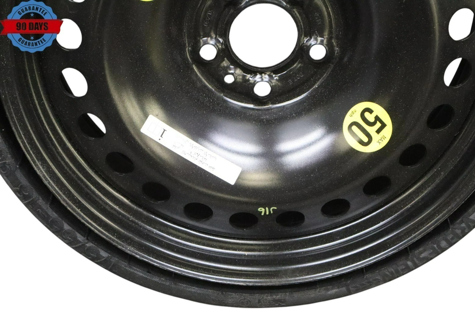 17-24 Maserati Ghibli 18" Compact Spare Alloy Wheel Rim and Tire 670034744 Oem