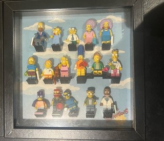 The Simpson 2 Series Complete Lego Minifigures with Showcase
