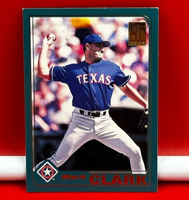 2000 Topps Collector Baseball Card 50 Years Rangers Mark Clark #261