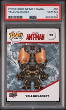 2023 UPPER DECK FUNKO POP MARVEL YELLOWJACKET #99 PSA 10
