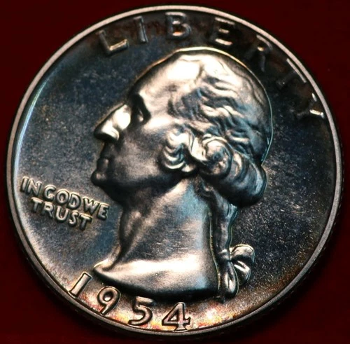 1954-P Washington Quarter Proof — photo from another recent sale