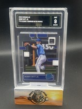 2022 Chronicles Clearly Donruss Baseball Bobby Witt Jr. Rated Rookie #74 GMA 9