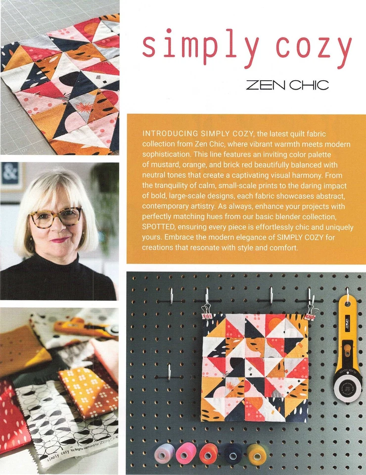 Simply Cozy Moda Charm Pack 42 100% Cotton 5" Precut Fabric Squares - Image 4 of 4