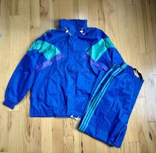 Vintage Adidas Track Suit Size Large Polyamide 1990s