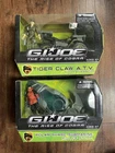 Hasbro G.I. JOE ROC Rise of COBRA 25th TIGER CLAW ATV POLAR SHARC SUBMARINE
