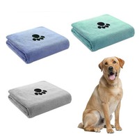 Hundehandtuch Mikrofaser SaugfäHig Weich Kleine GroßE Hunde 3 StüCk 75 X 35Cm