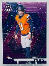 2025 Wil Lutz Panini Mosaic Purple Disco Variation /50 #151