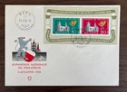 Attractive SWITZERLAND 1955 Philatelic Expo First Day Cover  FDC Sc# 352a Nice!