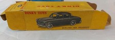 DINKY TOYS FRANCE 24B PEUGEOT 403 BOITE VIDE D'ORIGINE Only Box