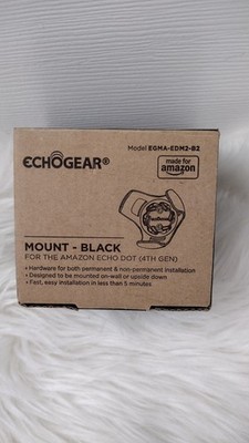 ECHOGEAR EGMA-EDM2-B2 Mount Black for Amazon Echo Dot (4th Gen)