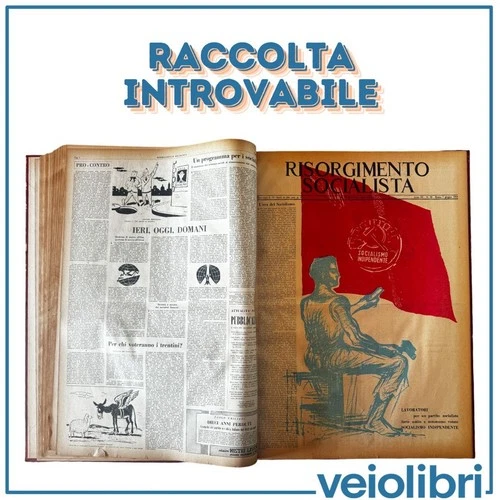 Risorgimento Socialista 1954 47 issues PSI weekly politics history