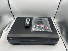 JVC HR-A56U 4-Head Hi-Fi VHS VCR Video Cassette Recorder Universal Remote Tested