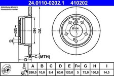 Disque de frein BMW 3,3