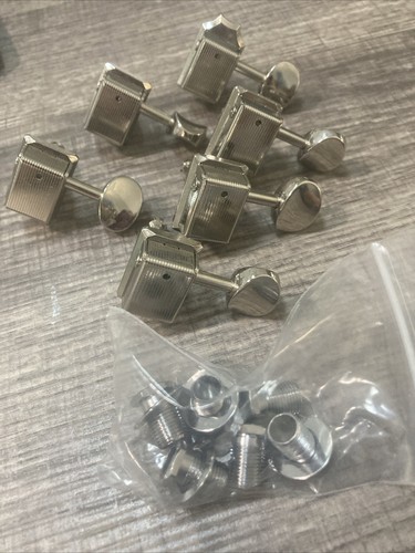 6 In Line Fender Classic Vintage Style Guitar Machine Head Tuners