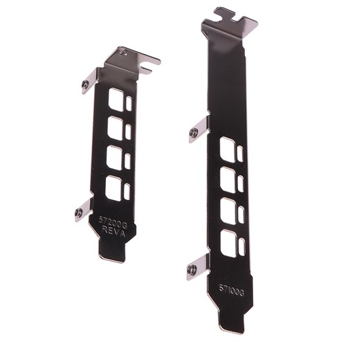 Low/High Profile Bracket 4DP Baffle Port For AMD FirePro W4100 Graphic VideoCard - Photo 2/13