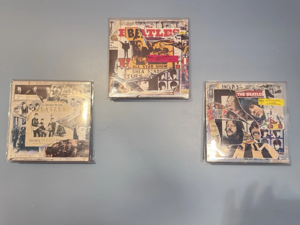 THE BEATLES ANTHOLOGY 1 2 3 Vinyl Record UK 3x 3LP Set Mint SEALED NEW - Image 2 of 3