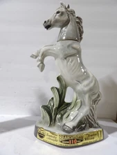 Jim Beam White Stallion Horse Decanter
