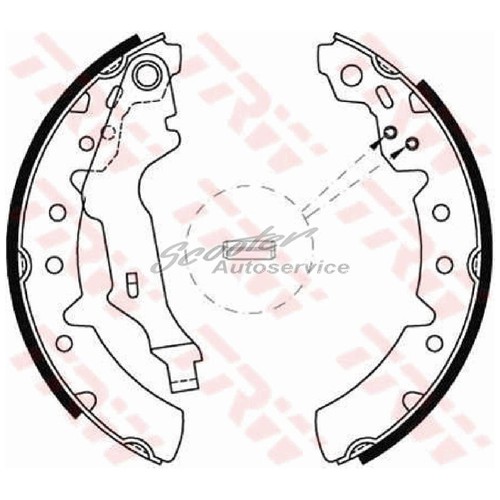 2 ATE Bremsscheiben 258mm Voll + Bremsbeläge Hinten Set Für Toyota