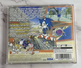 Sonic Adventure (Sega Dreamcast, 1998) Game & Manual - Tested Read Description 