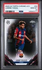 2023-24 Topps Chrome UCC Lamine Yamal #64 Rookie RC PSA 10 Gem FC Barcelona
