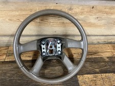 03-06 Tan Trailblazer Gmc Envoy Yukon Suburban Factory Leather Steering Wheel