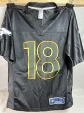 NFL Pro Line Denver Broncos jersey #18 PAYTON MANNING Size Small BLACK GOLD