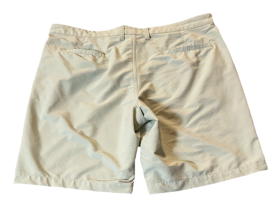 George Golf Chino Shorts Men’s 36 Sage Green Pockets Athleisure Beach Resort - Image 2 of 4