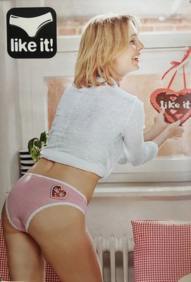Nina von C. Poster 80x120 cm Display Plakat Werbung Lingerie Dessous P26x