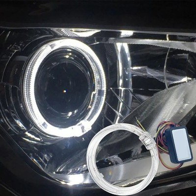 2pc 12V LED Angel Eyes Halo Rings, Turn Signal Headlight fits Universal Vehicles
