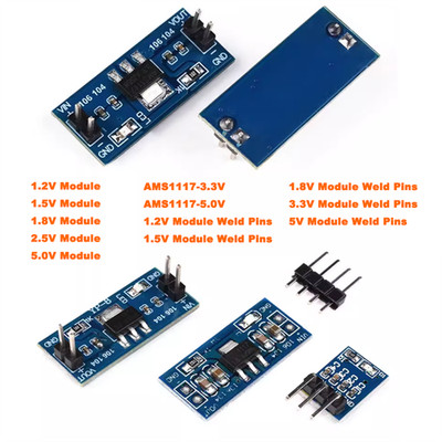AMS1117 1,2V-5V Spannungsreglermodul Abwärtswandler Reglermodul