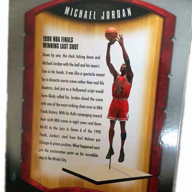 NBA 1998 Finals Winning Last Shot Michael Jordan Action Figure MJ