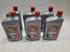 Lucas Oil Set of 6 High Performance SAE 10W-40 Motorcycle Oil 1 Quart Bottles