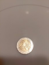 moneta 2 euro con fiori di