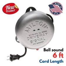 Driveway Signal Bell Loud Chime for Home Garage Auto Shop Gas Station Drive-Thru