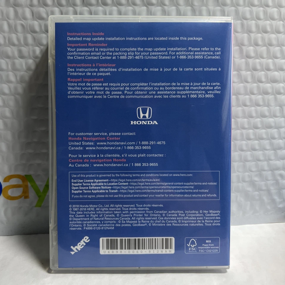 Honda Navigation System Pink USB Update 2019 U4898-0060-812NAM - Image 2 of 4