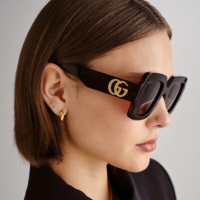 GUCCI スクエアフレムサンクラス GG1547S 002 NEW GG1547S 002 GUCCI HAVANA WOMEN GUCCI SUNGLASSES | eBay