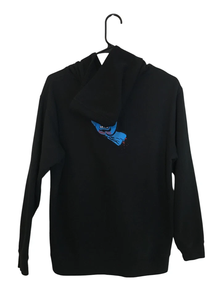 Sudadera con capucha Santa Cruz para mujer talla grande negra Screaming Hand Foto 2 de 4