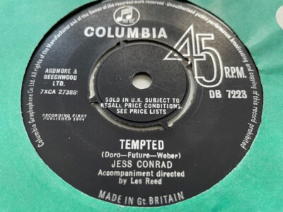 Jess Conrad - Tempted / Pussy Cat (7'', Single, Mono)
