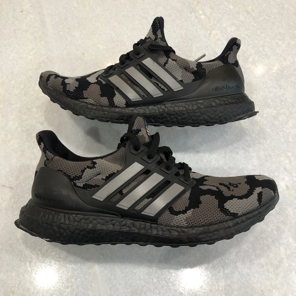 Adidas x Bape Ultra Boost 4.0 Black Camo US 6.5 G54784 | eBay