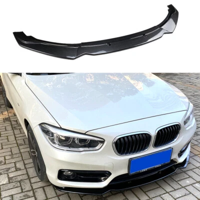 Spoiler Avant Lèvre Pare-Chocs Noir Brillant Pour BMW Série 1 F20 F21 LCI 15-19