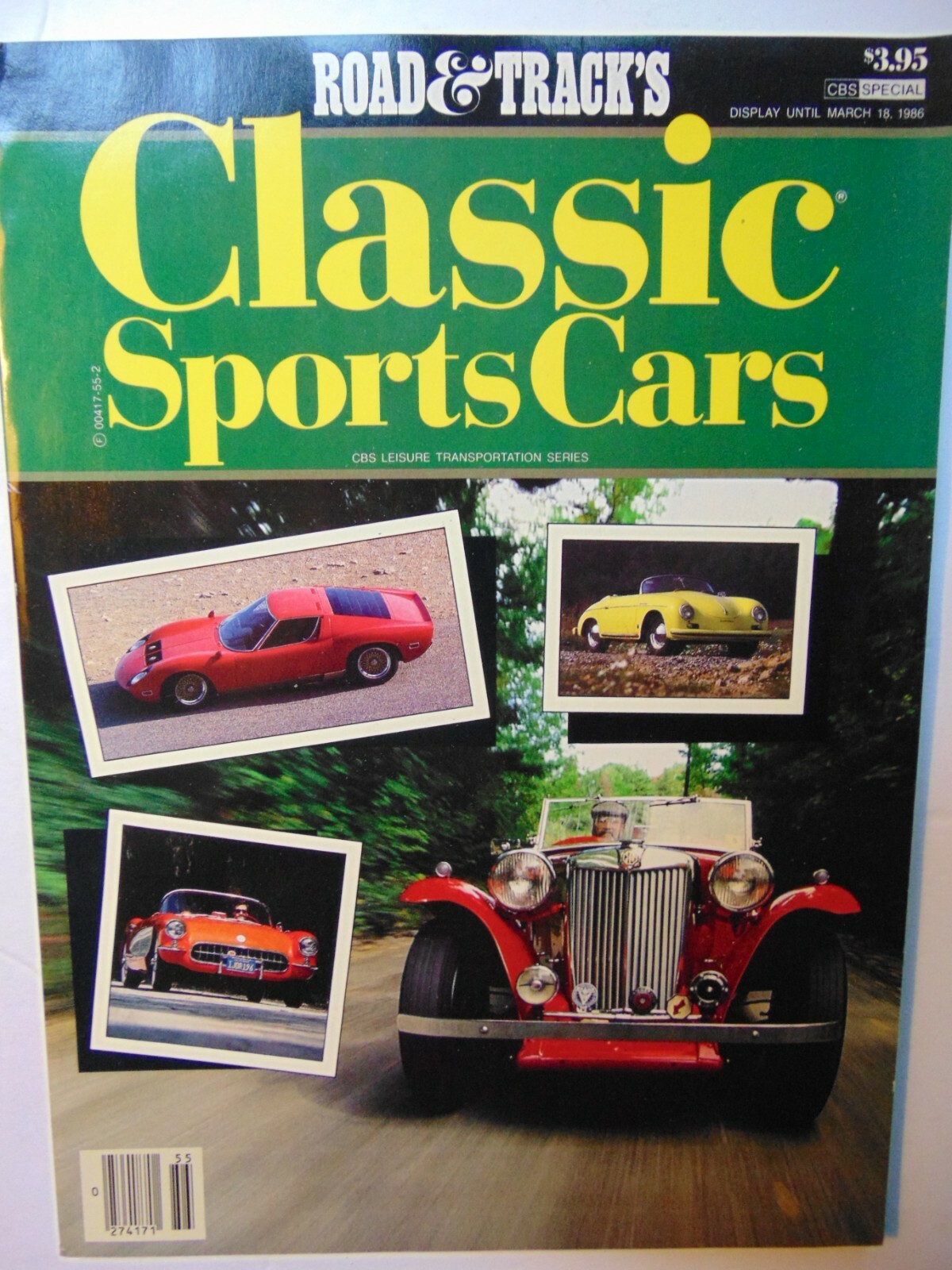 Road & Track Magazine CLASSIC SPORTS CARS March 1986