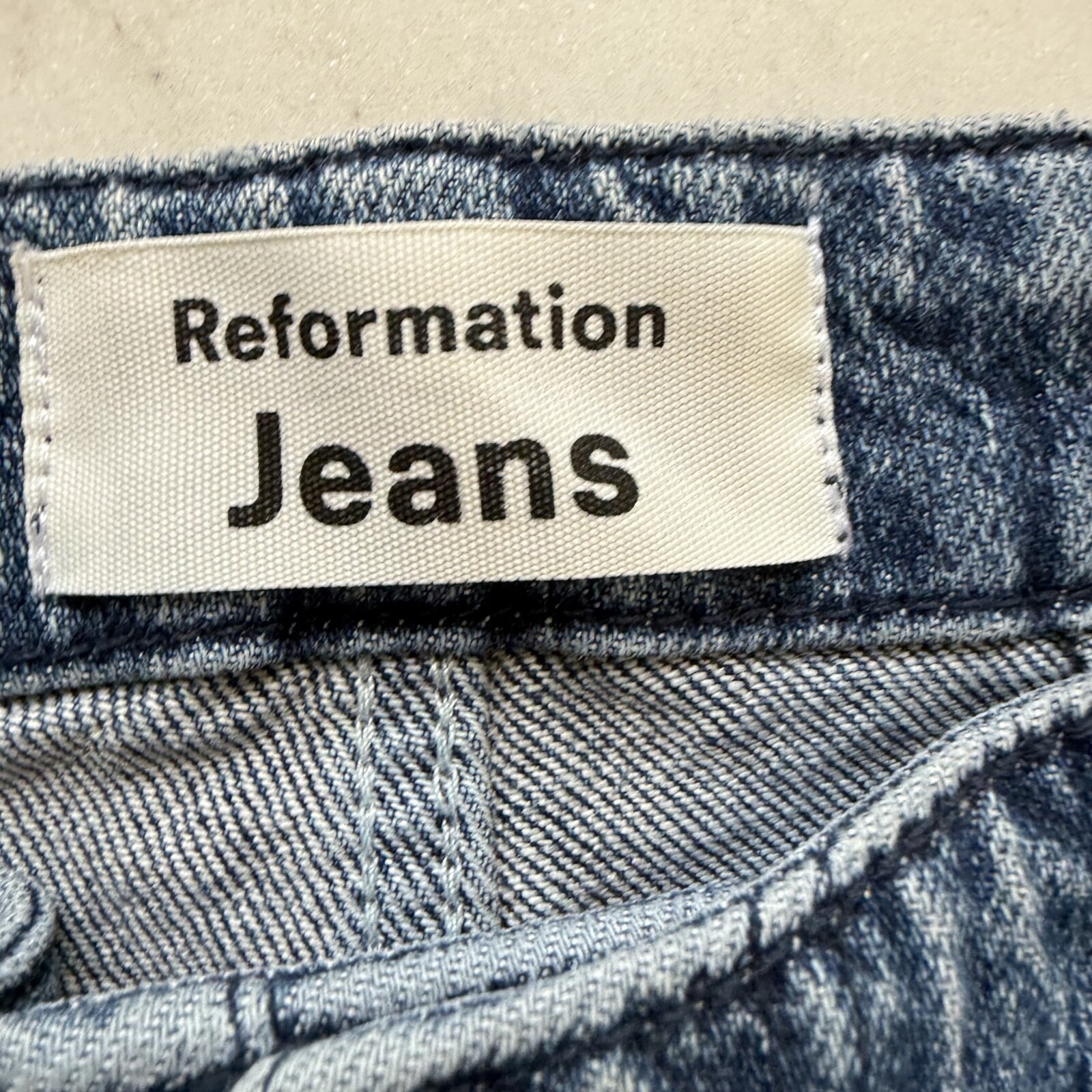 Reformation Elsie Exposed Button Fly Patch Pocket… - image 8