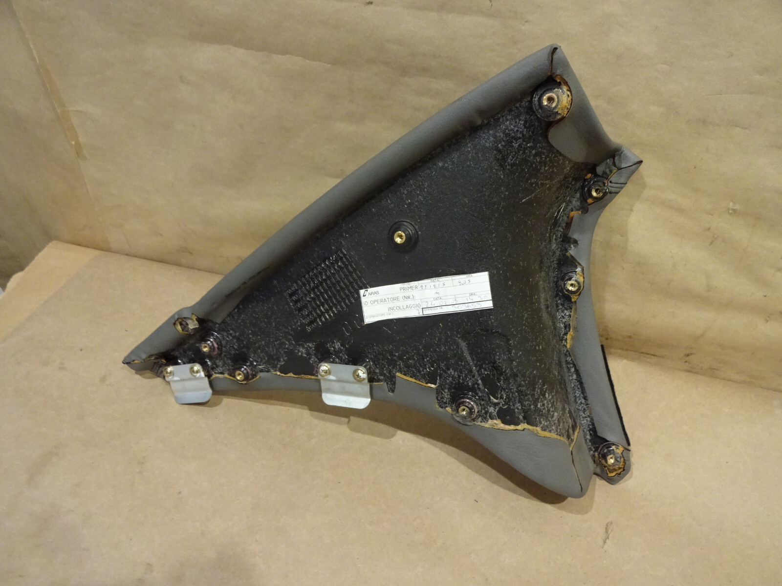 Maserati Quattroporte - LH Center Dash Lower Cover Panel (GRAY) -P/N 981382400