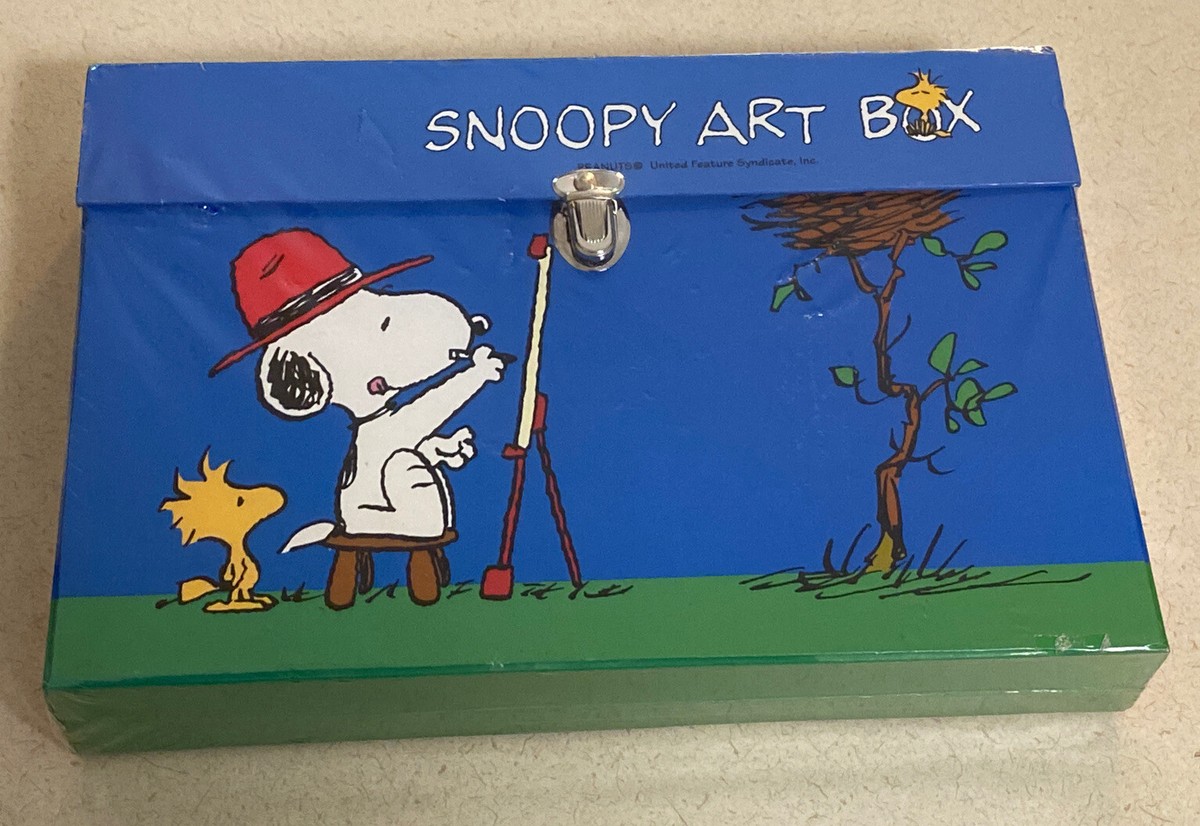 SNOOPY ART BOX 67 Pieces For Children 5 Years Or Older New! Free